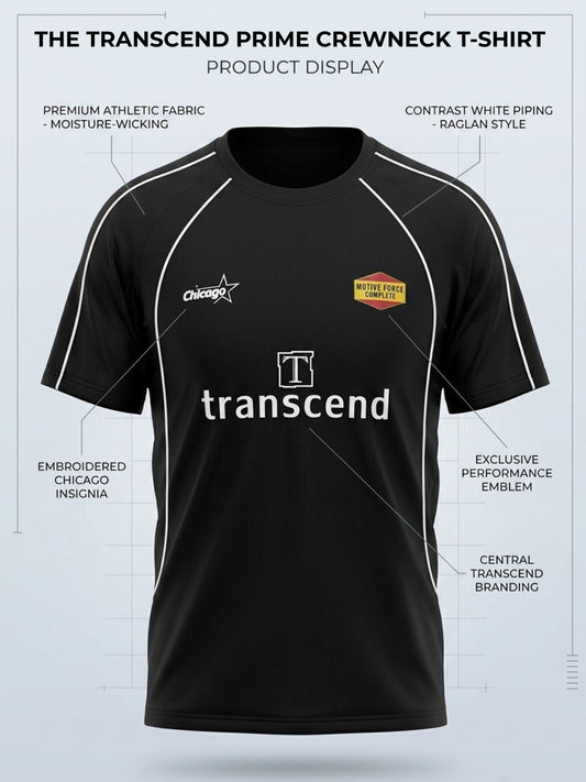 THE TRANSCEND PRIME CREWNECK T-SHIRT