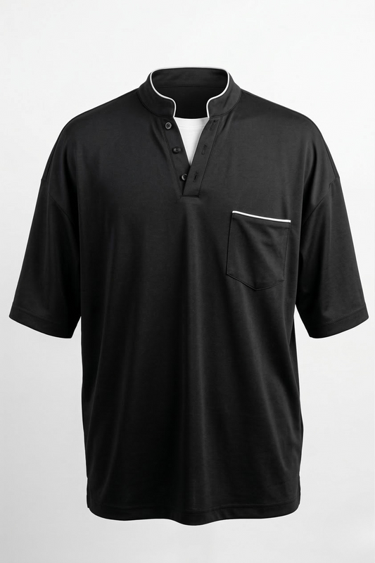 MIDNIGHT MANDARIN POLO T-SHIRT