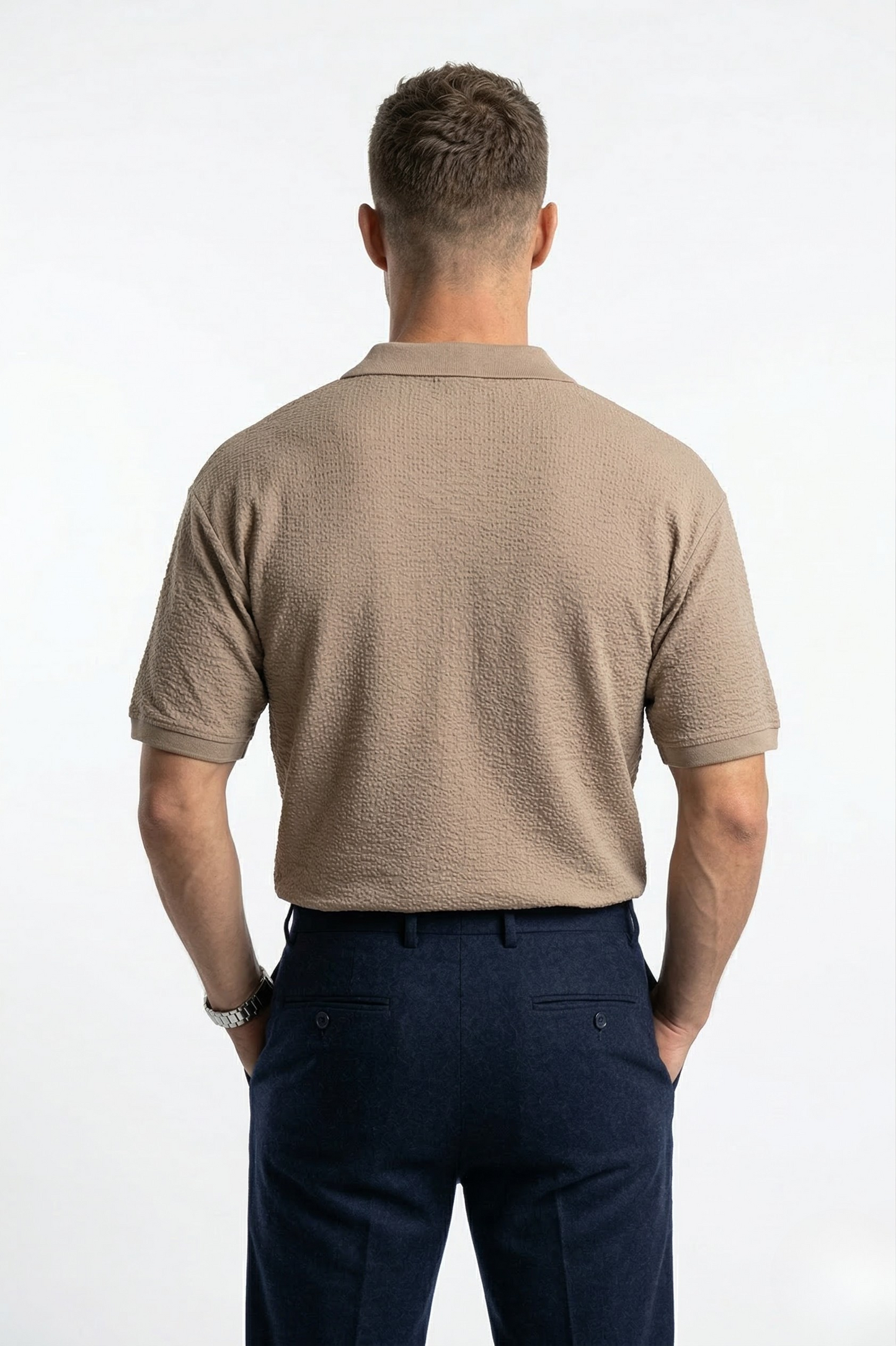 CLASSIC KNIT POLO T-SHIRT