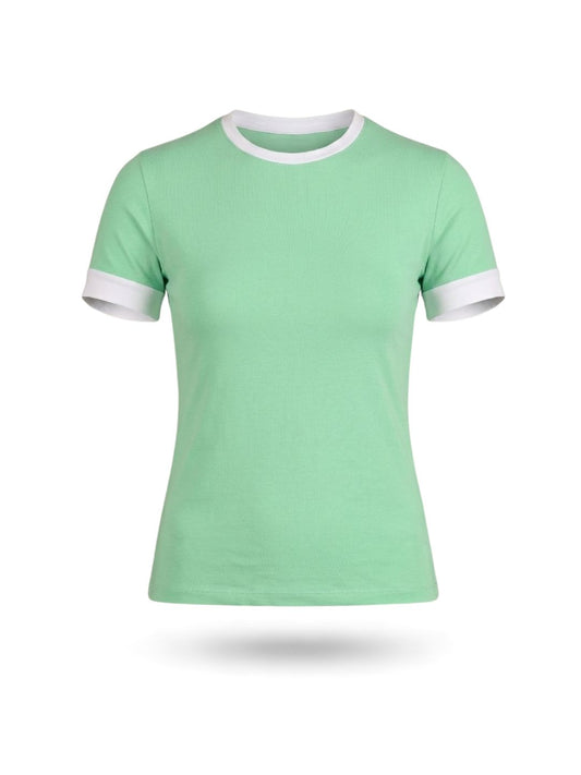 CONTRAST TRIM RINGER TEE