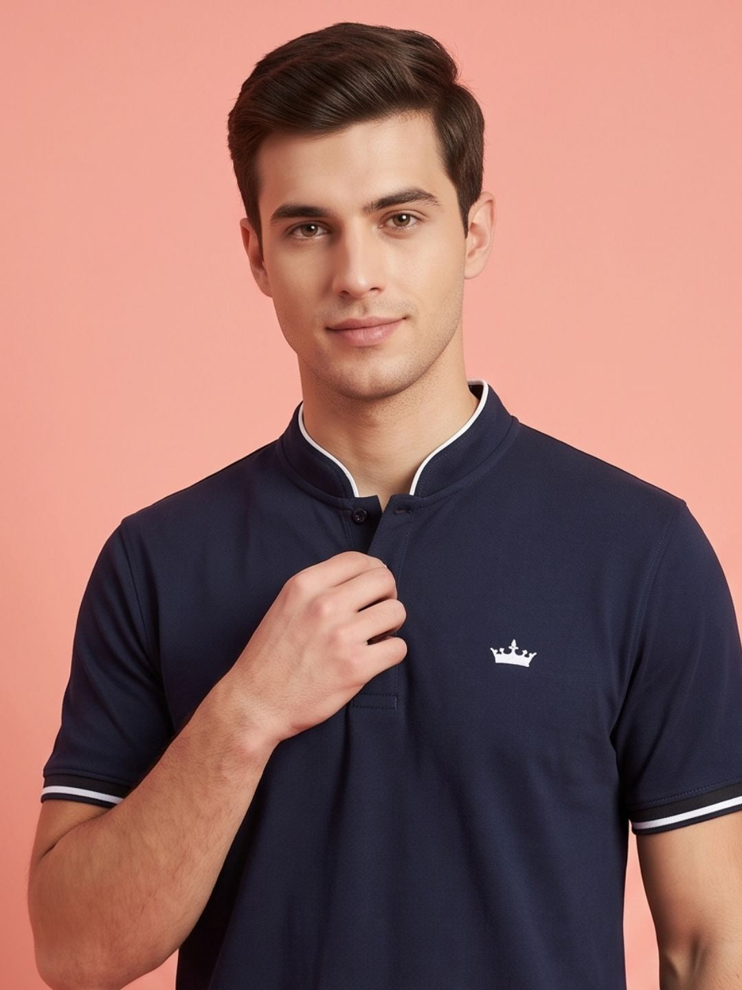 THE MANDARIN CROWN LEGACY POLO T-SHIRT