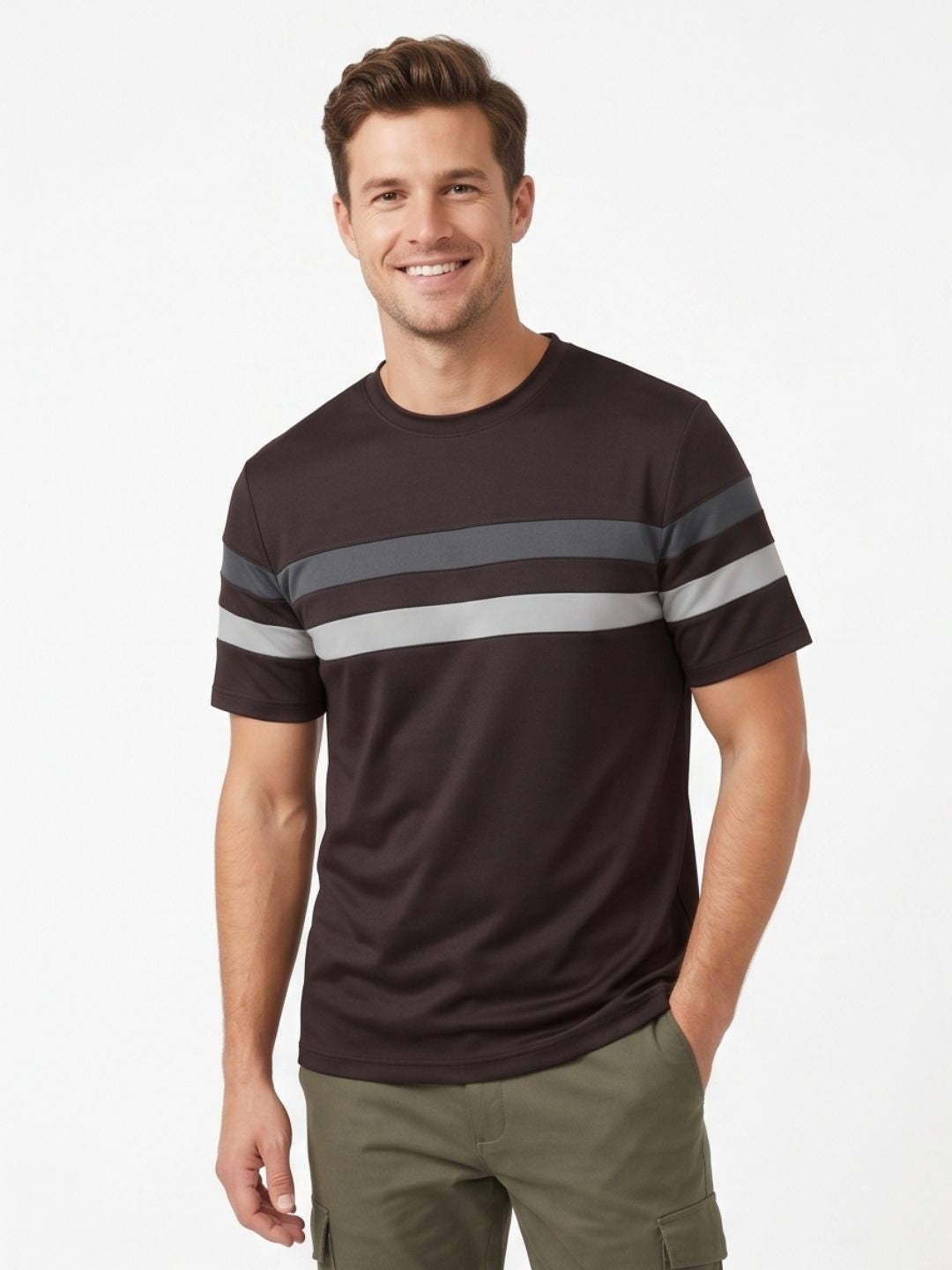 THE PARALLEL CREWNECK T-SHIRT
