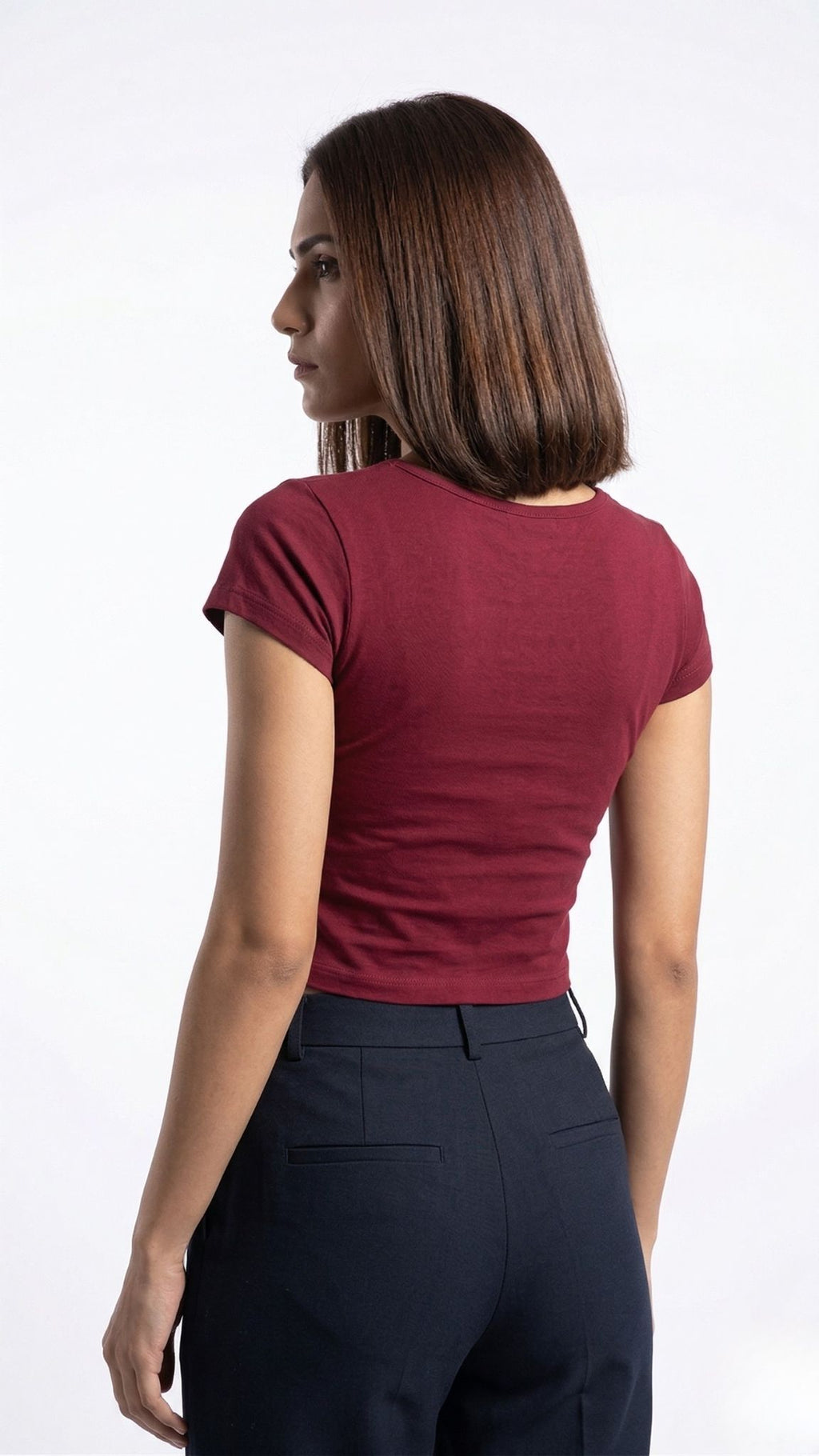 SLIMFIT CASUAL CROP TOP