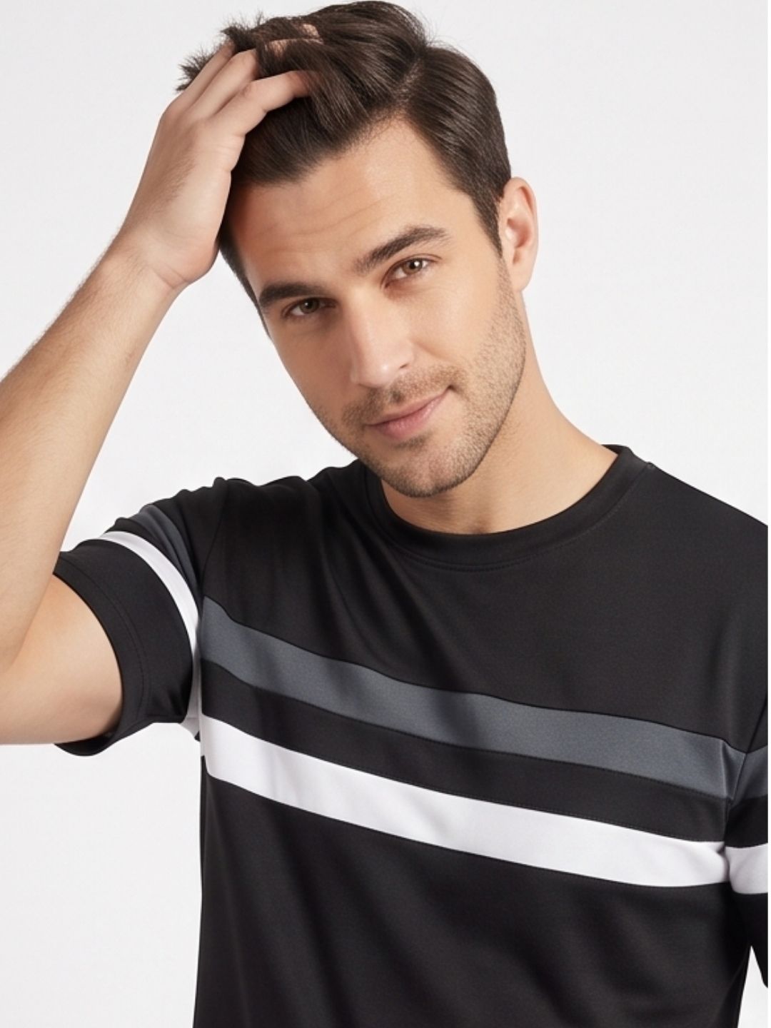 THE PARALLEL CREWNECK T-SHIRT