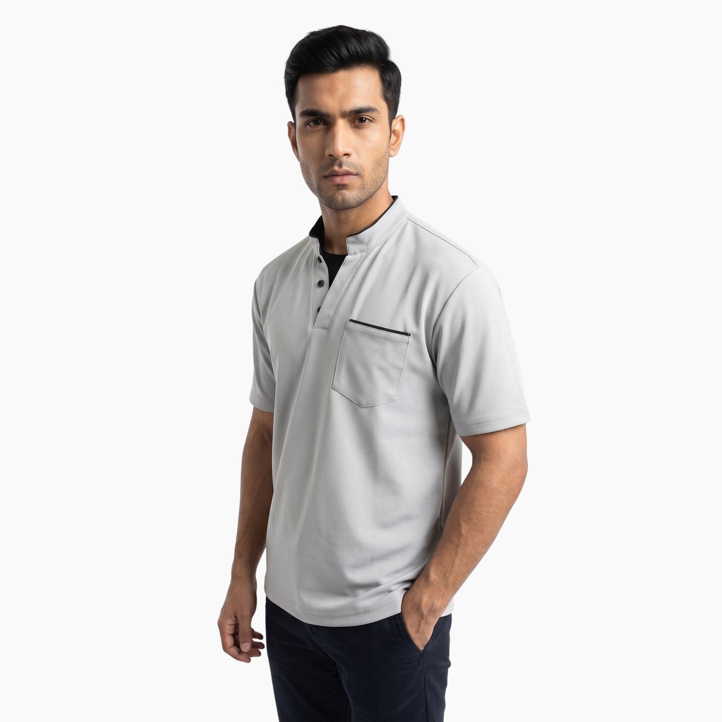 MIDNIGHT MANDARIN POLO T-SHIRT