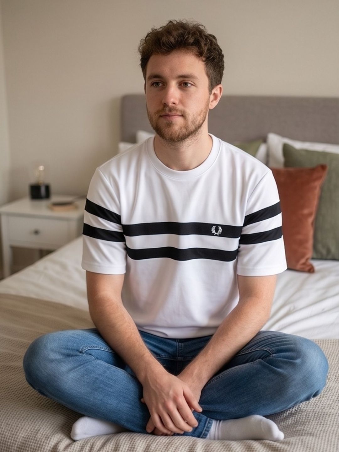THE PARALLEL CREWNECK T-SHIRT