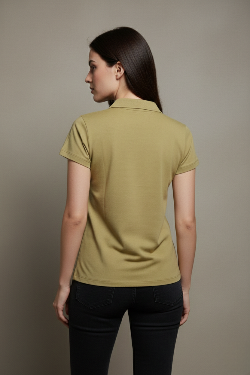 PLAIN AUTHENTIC POLO T-SHIRT