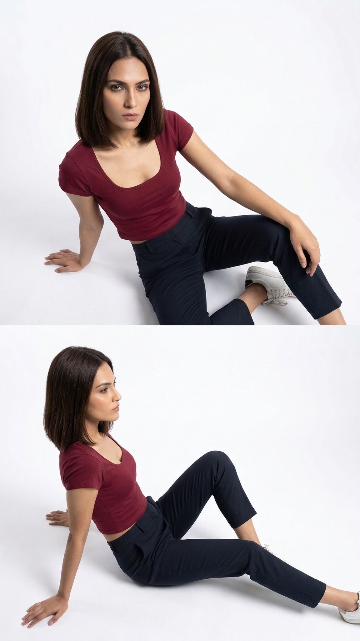 SLIMFIT CASUAL CROP TOP