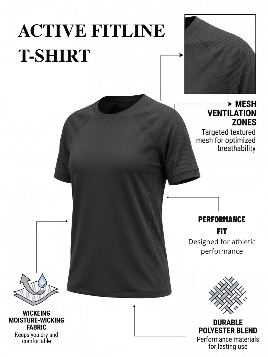 ACTIVE FITLINE T-SHIRT