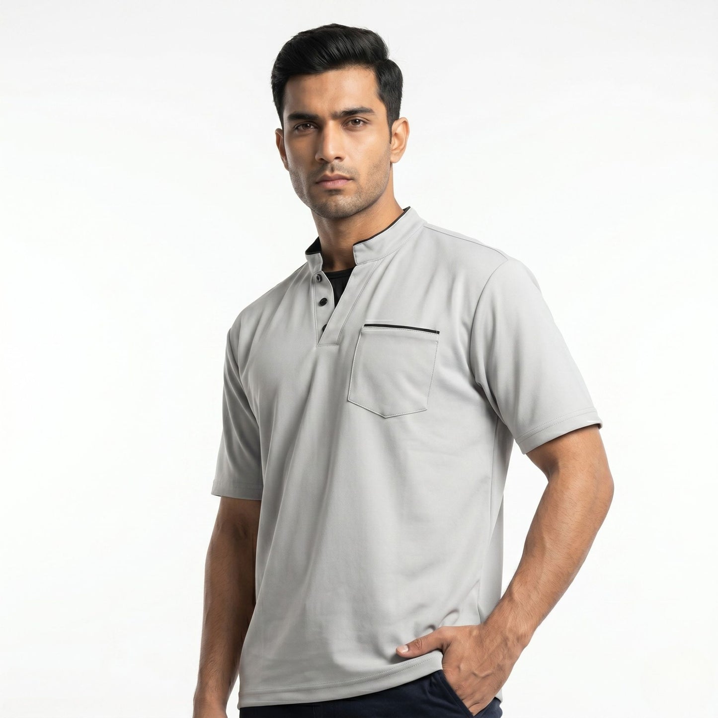 MIDNIGHT MANDARIN POLO T-SHIRT