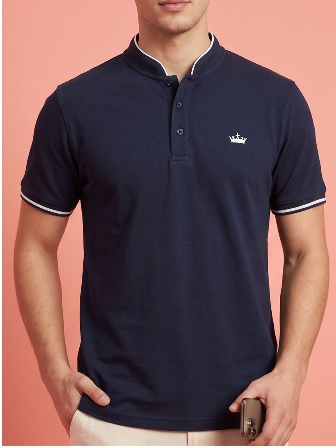 THE MANDARIN CROWN LEGACY POLO T-SHIRT