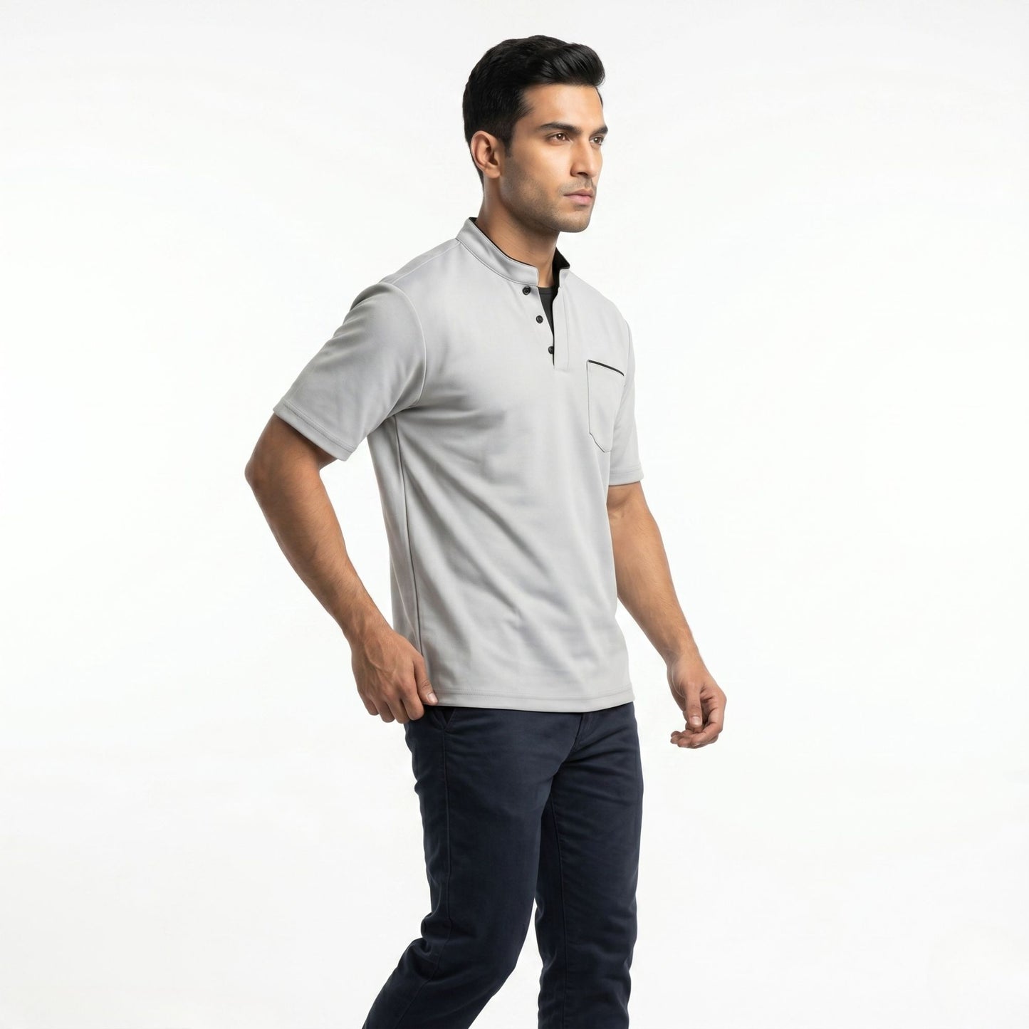 MIDNIGHT MANDARIN POLO T-SHIRT