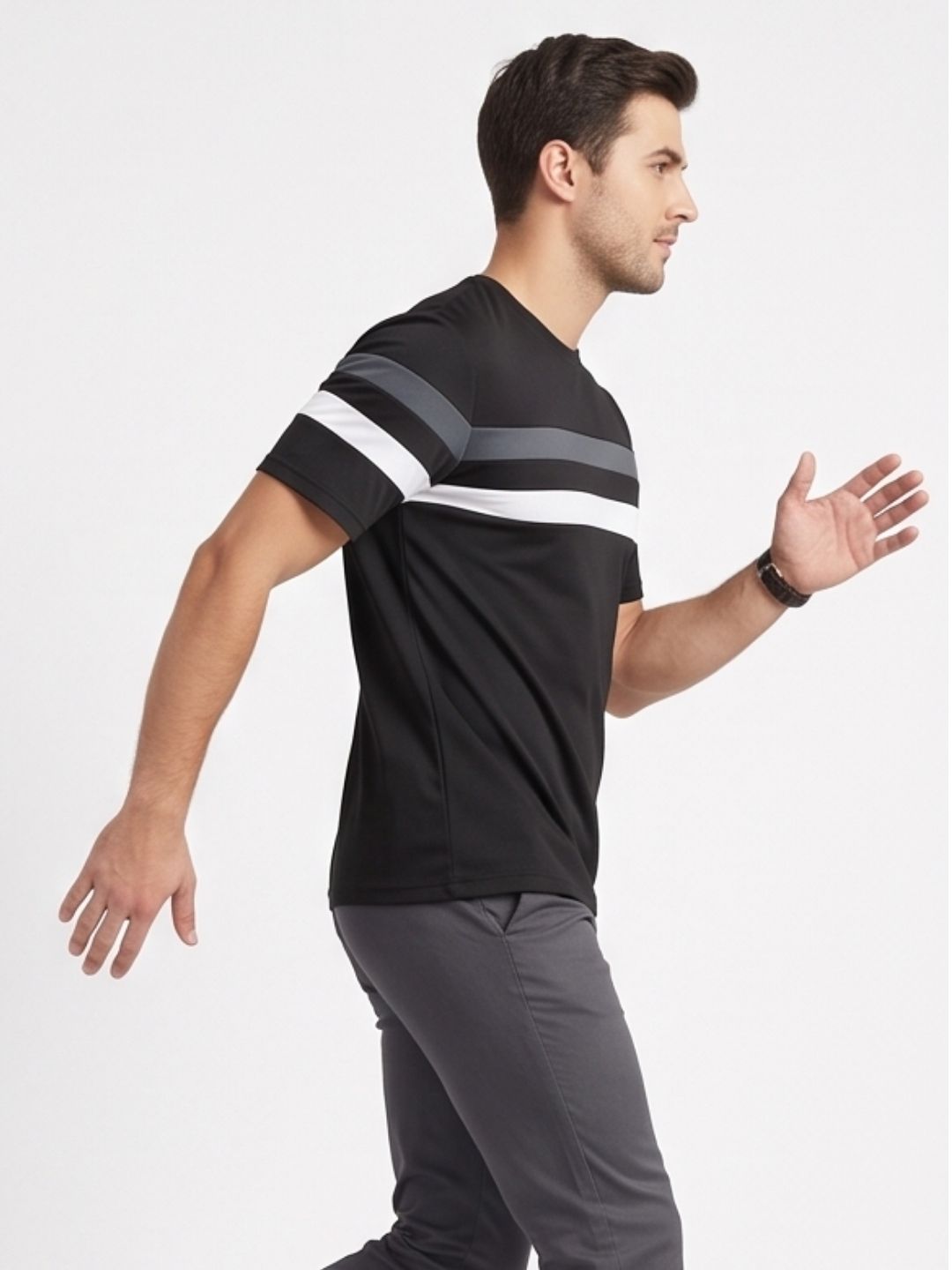 THE PARALLEL CREWNECK T-SHIRT