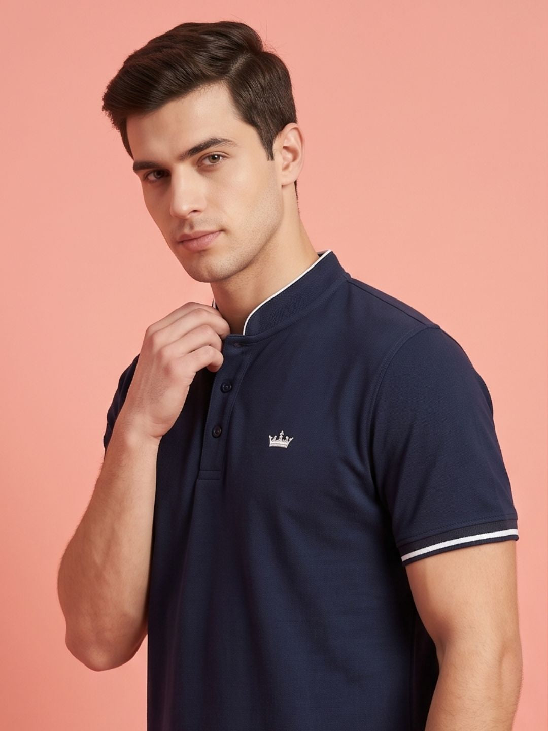 THE MANDARIN CROWN LEGACY POLO T-SHIRT