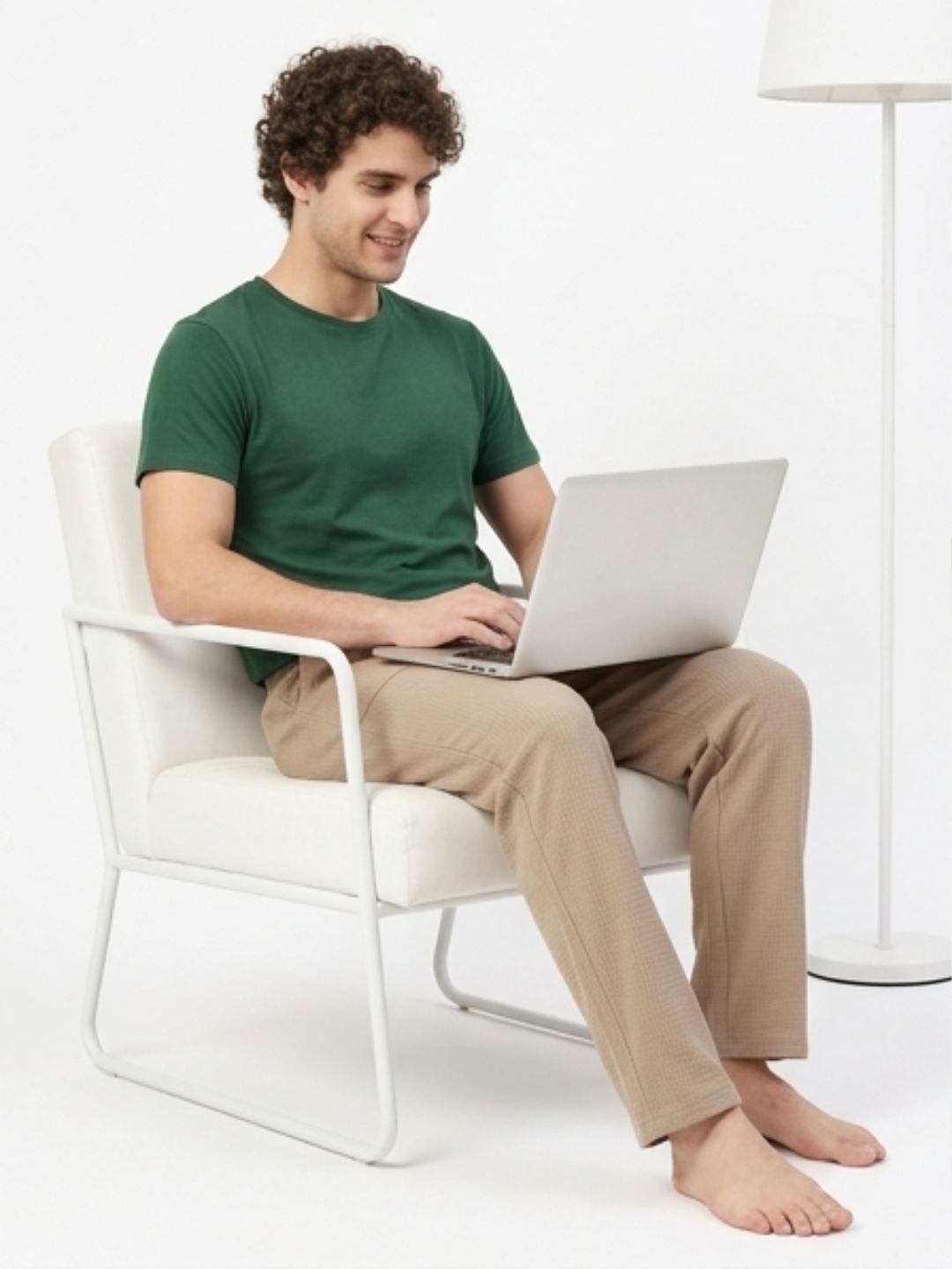 URBAN LATTICE STRAIGHT FIT TRACK PANT