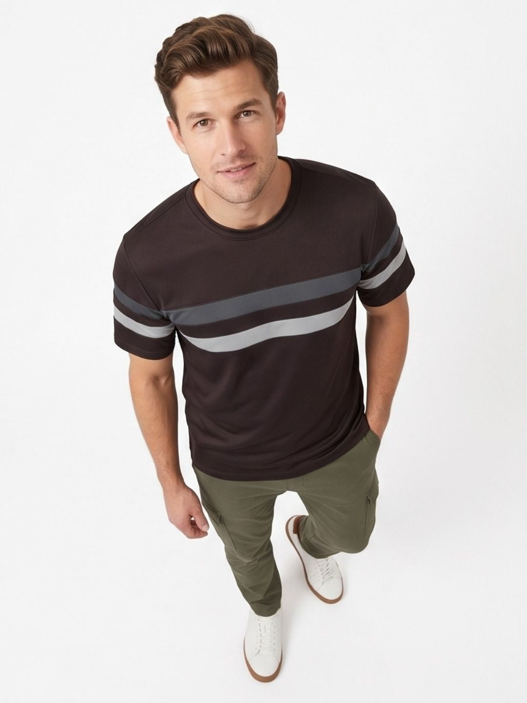 THE PARALLEL CREWNECK T-SHIRT