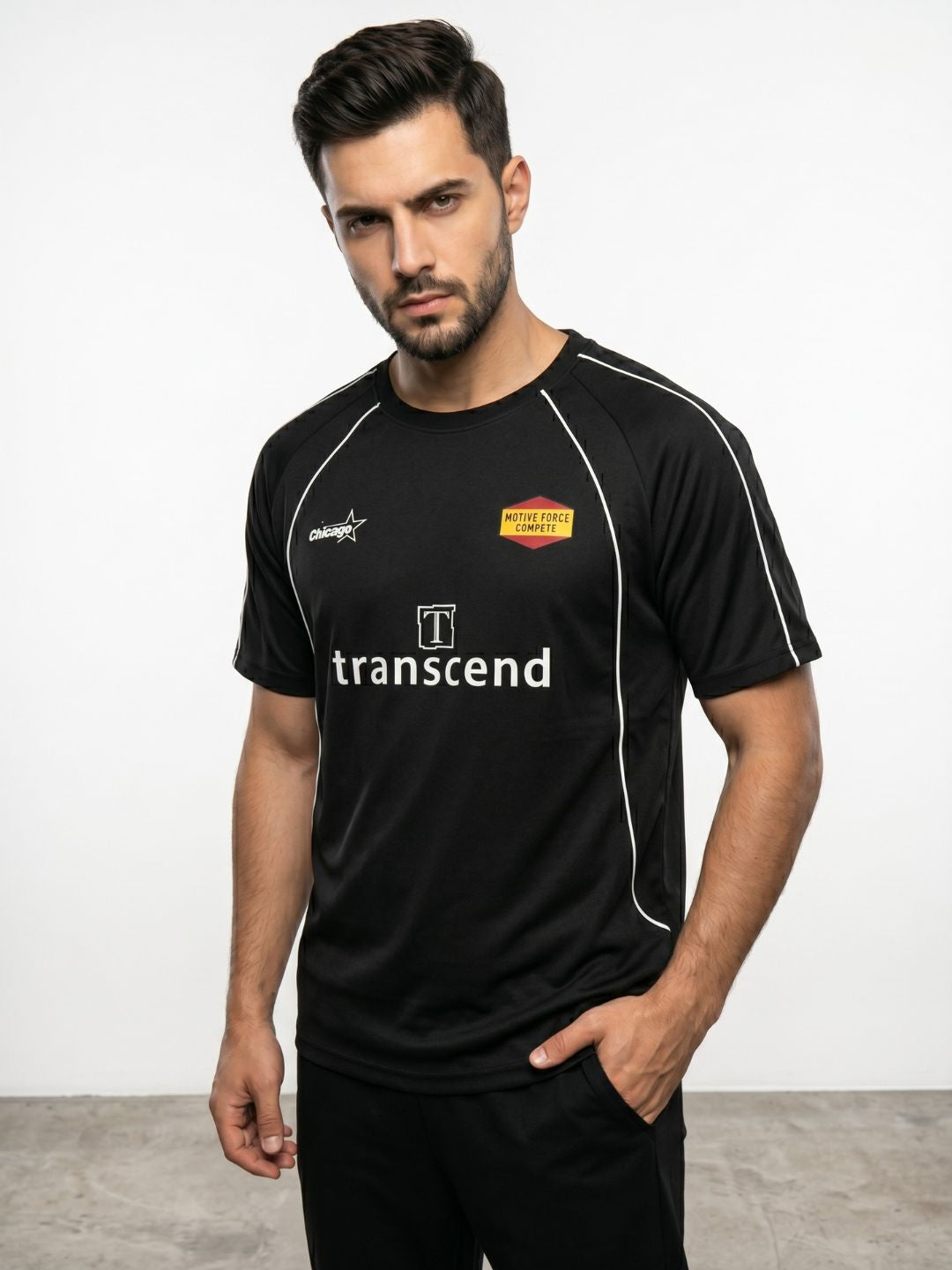 THE TRANSCEND PRIME CREWNECK T-SHIRT