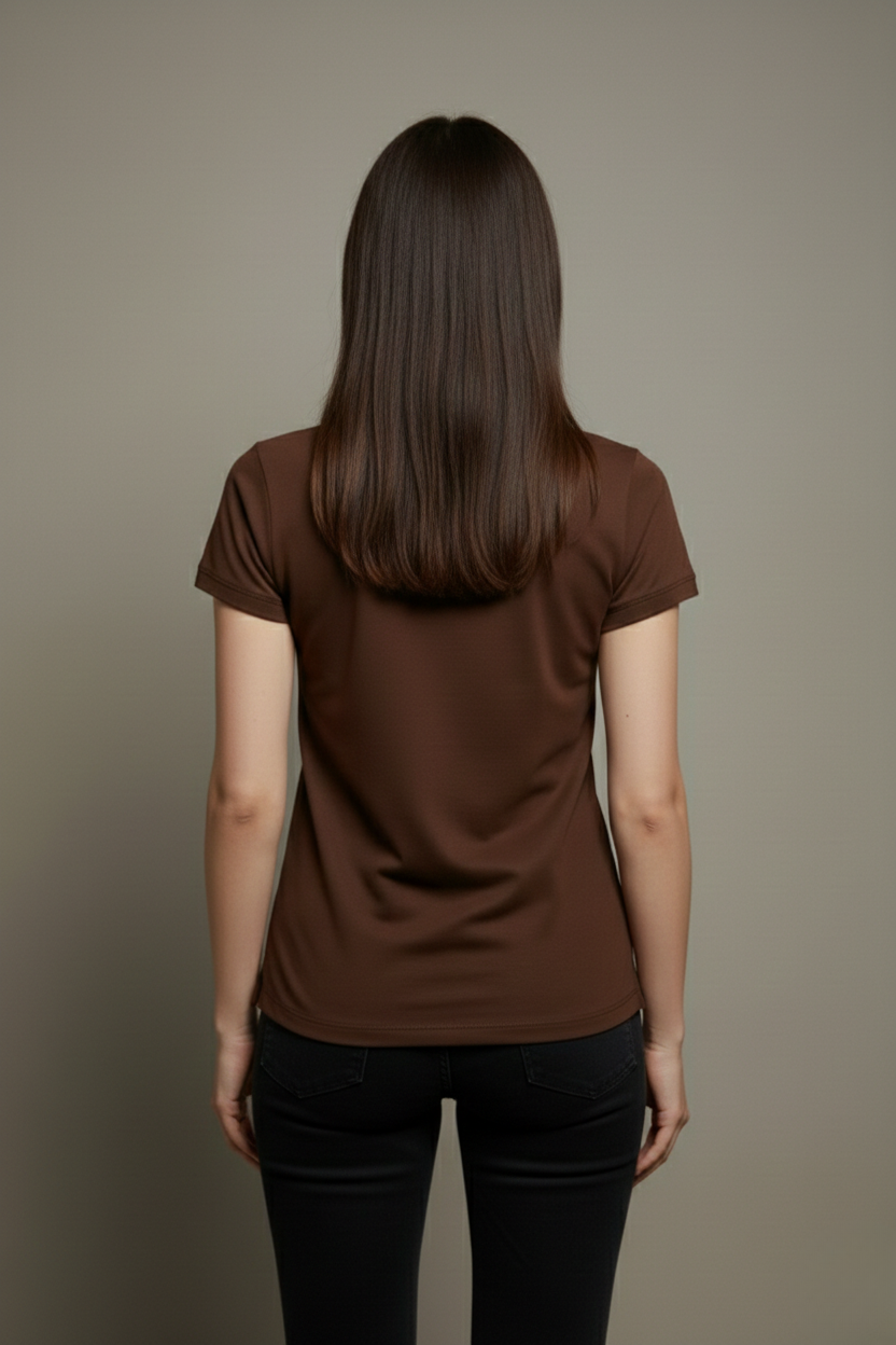 PLAIN AUTHENTIC POLO T-SHIRT