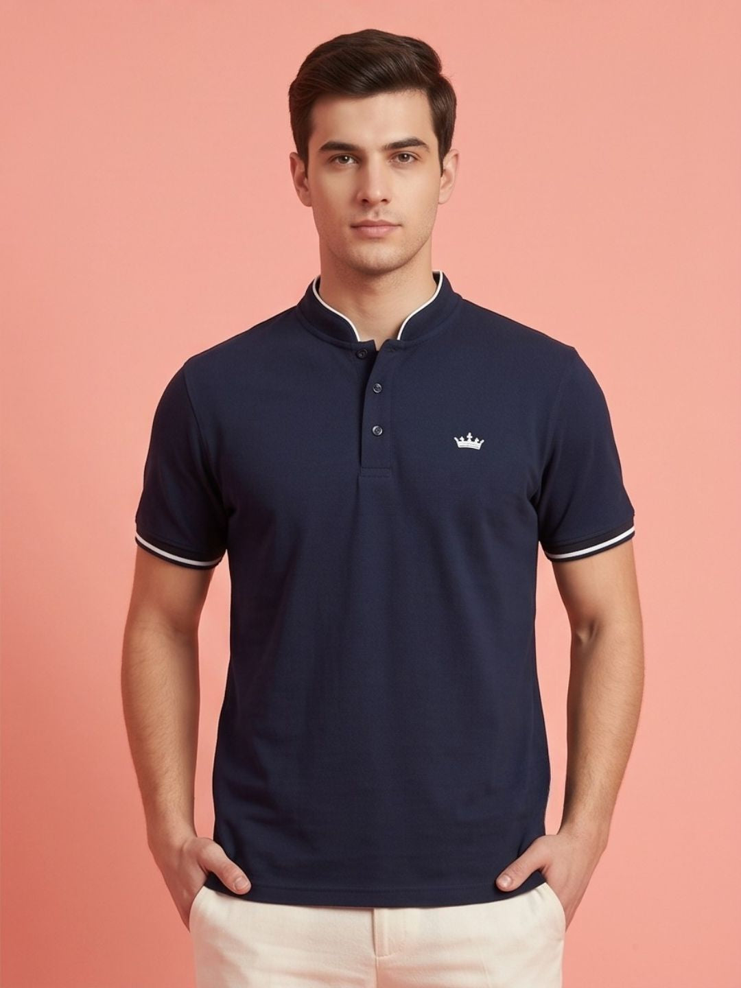 THE MANDARIN CROWN LEGACY POLO T-SHIRT