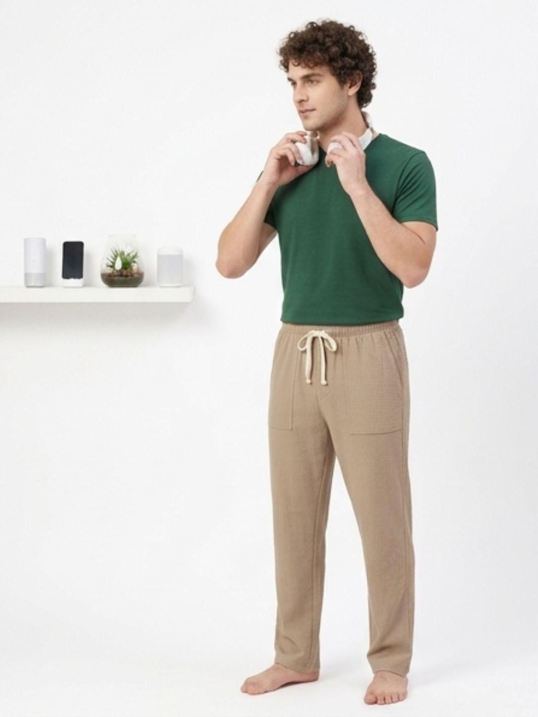 URBAN LATTICE STRAIGHT FIT TRACK PANT
