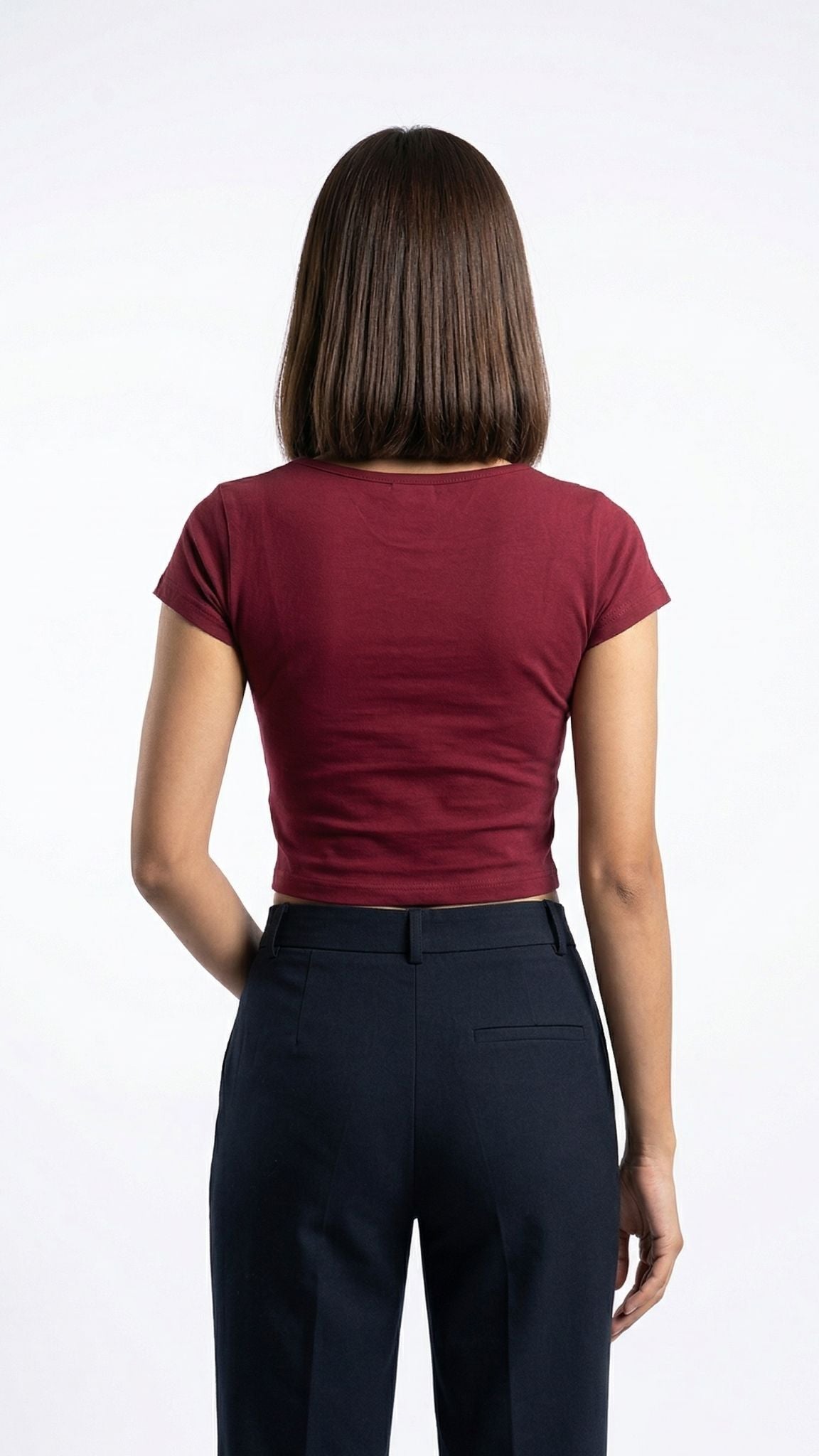 SLIMFIT CASUAL CROP TOP