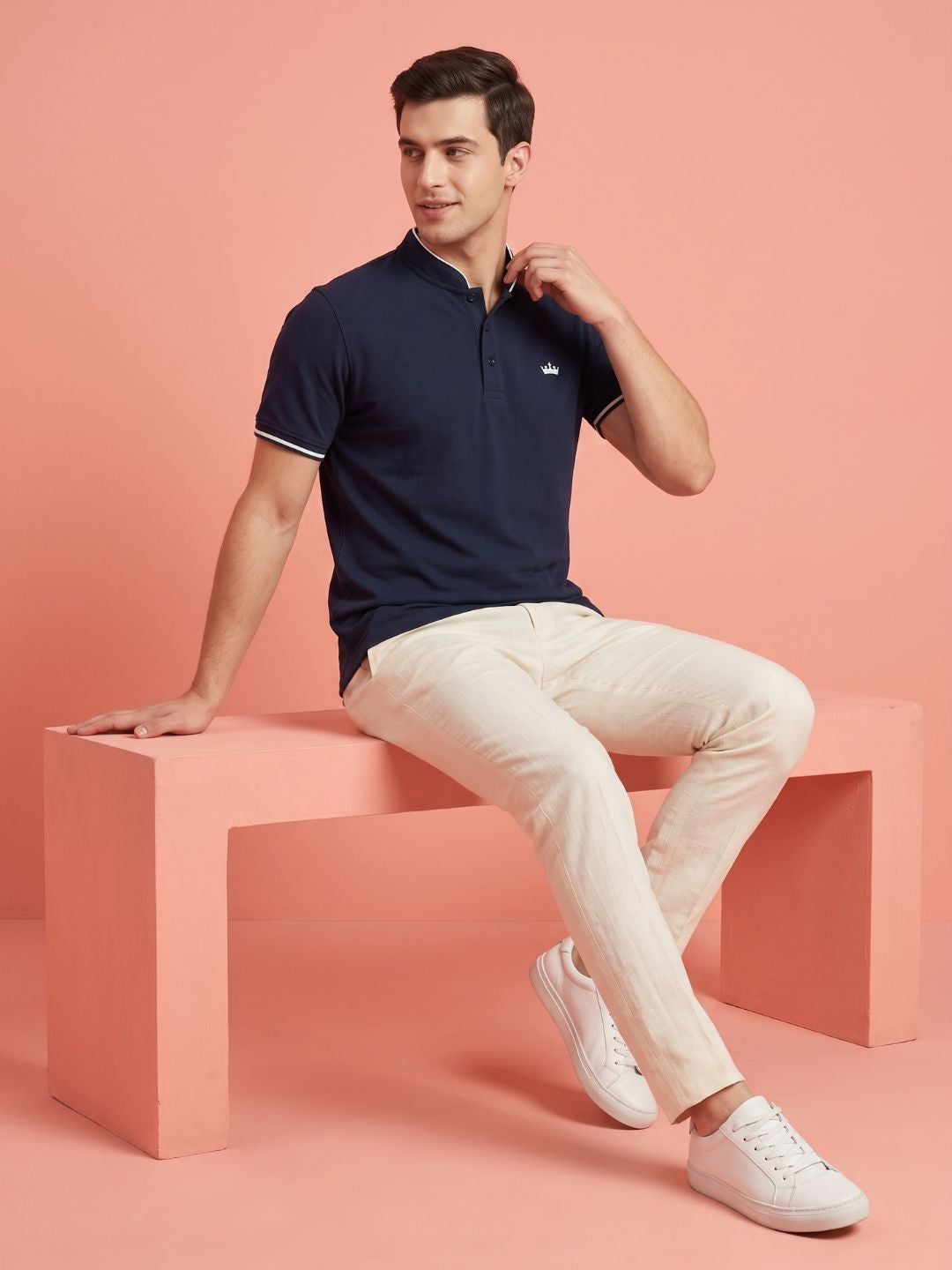THE MANDARIN CROWN LEGACY POLO T-SHIRT