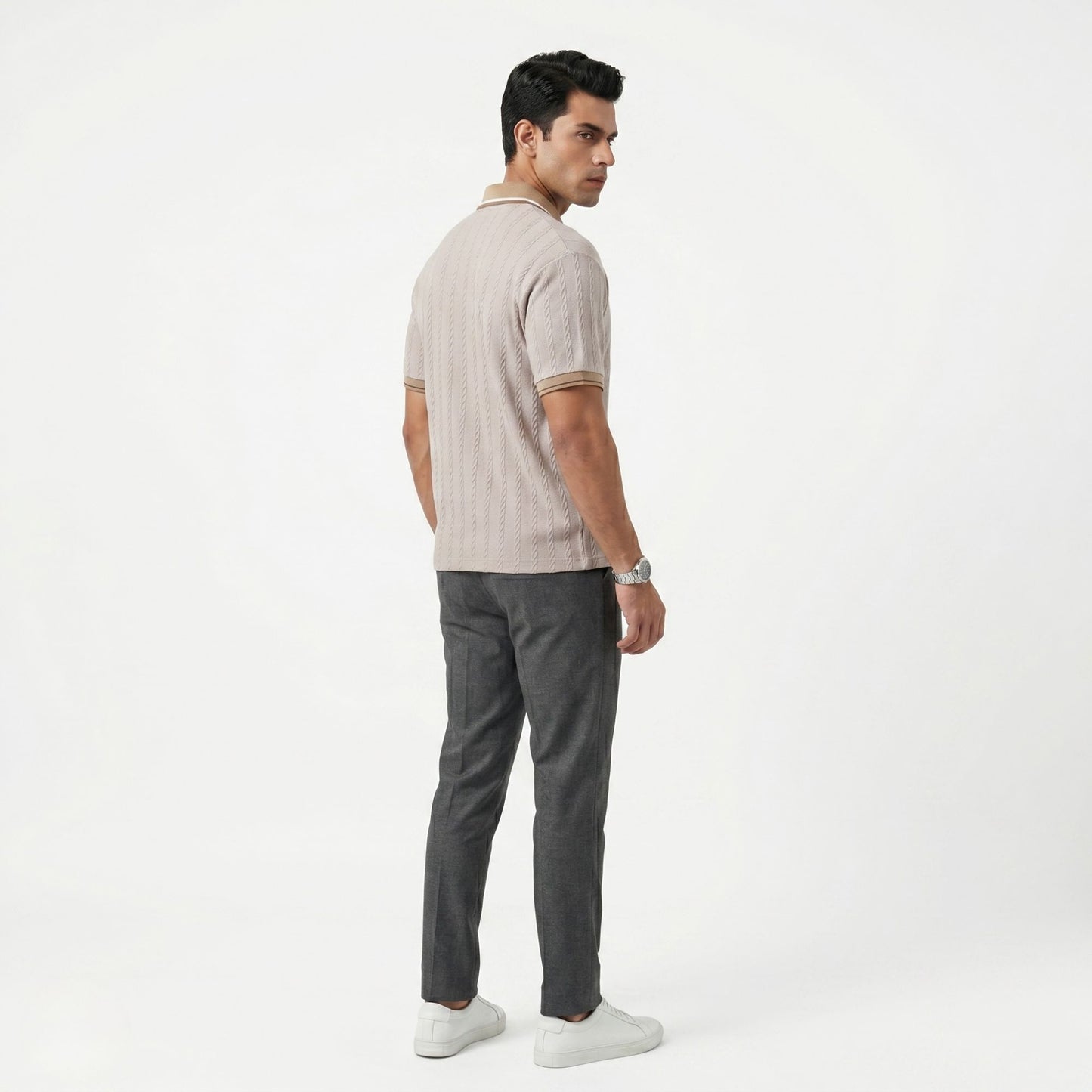 HORIZON ZIP OVERSIZED TEE