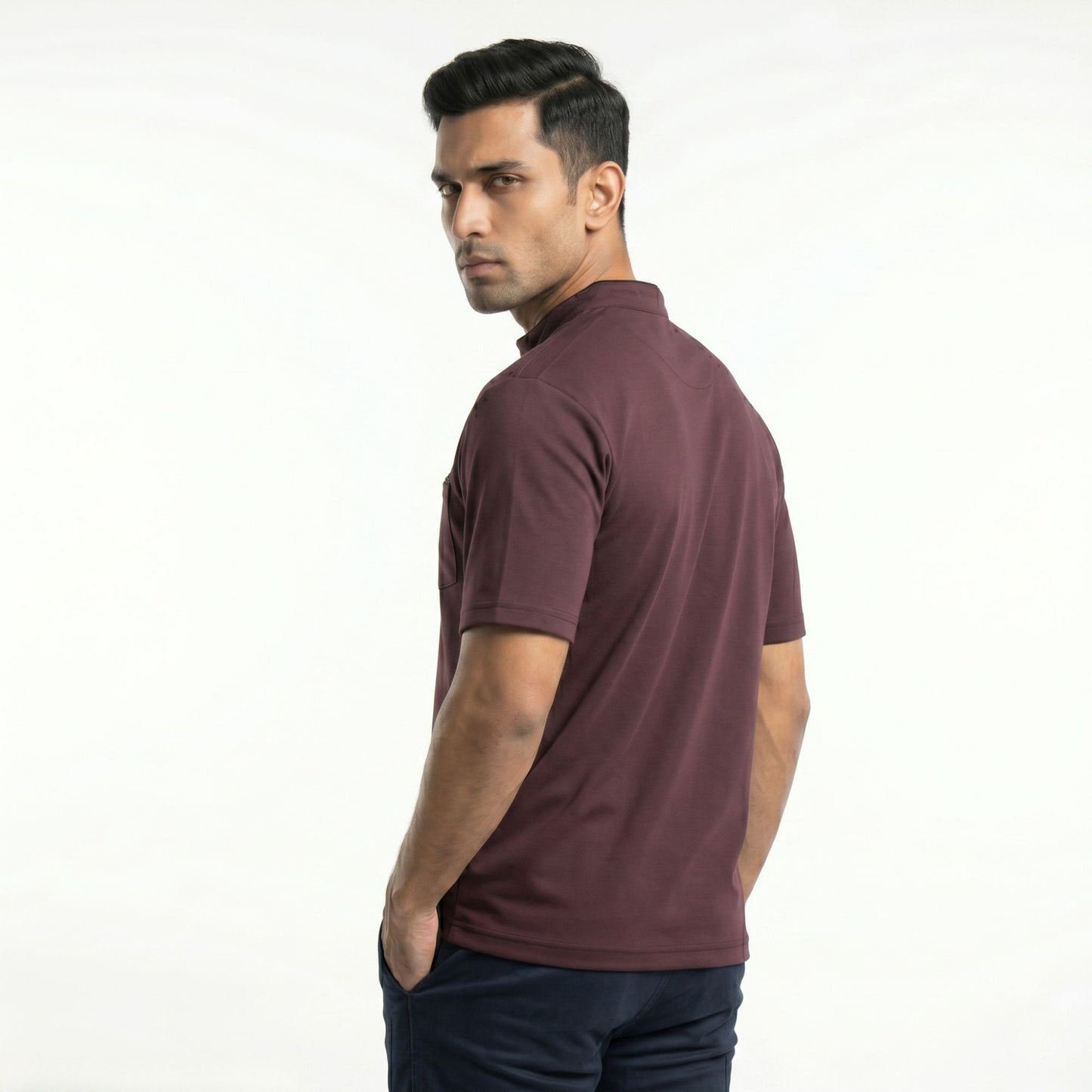 MIDNIGHT MANDARIN POLO T-SHIRT
