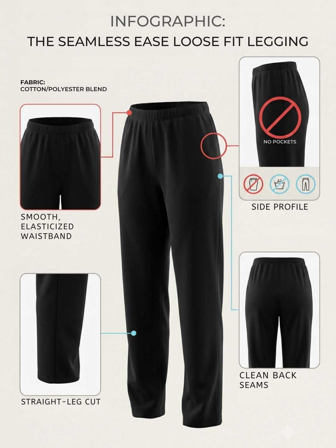 THE SEAMLESS EASE LOOSE FIT LEGGING