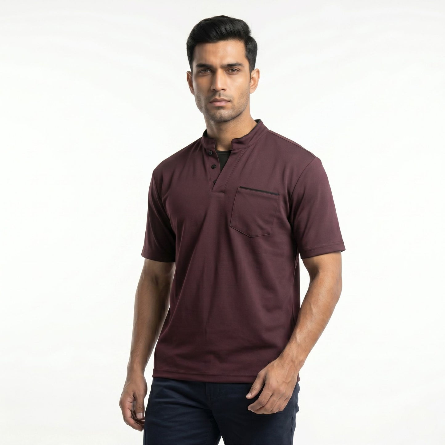 MIDNIGHT MANDARIN POLO T-SHIRT