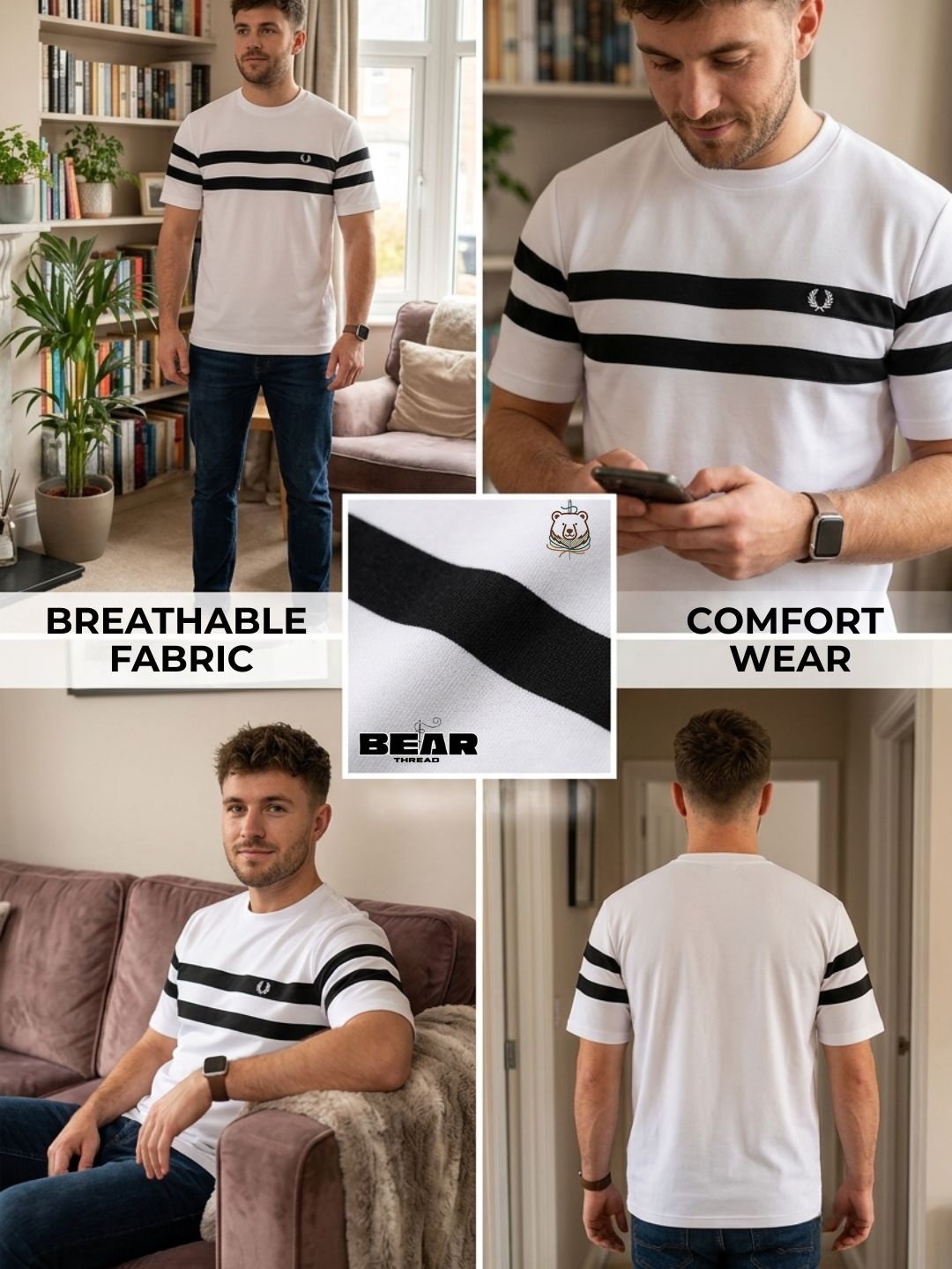 THE PARALLEL CREWNECK T-SHIRT