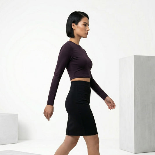 SOLISTICE CREW F/S CROP TOP
