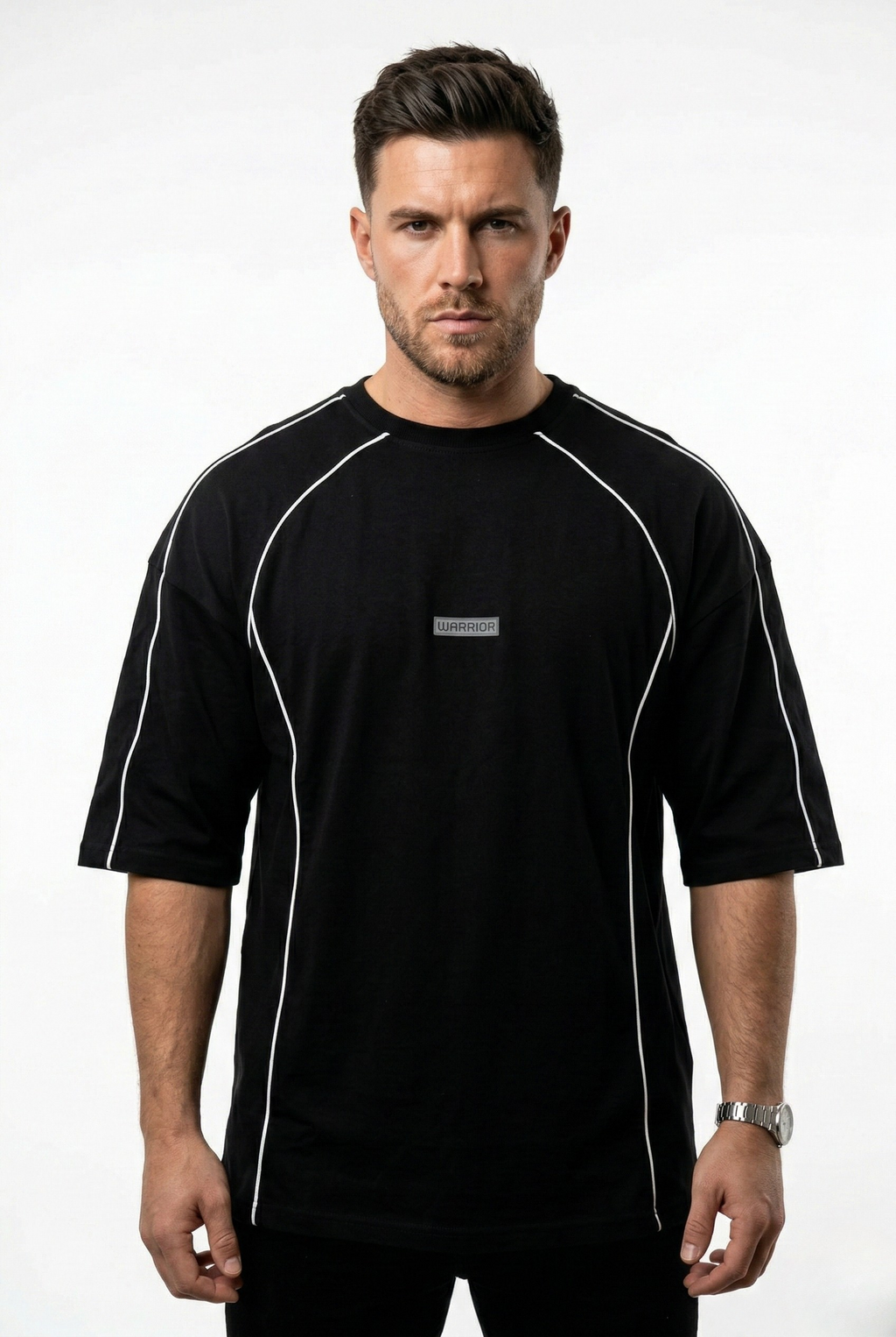 THE LINEAR PANEL OVERSIZED TEE