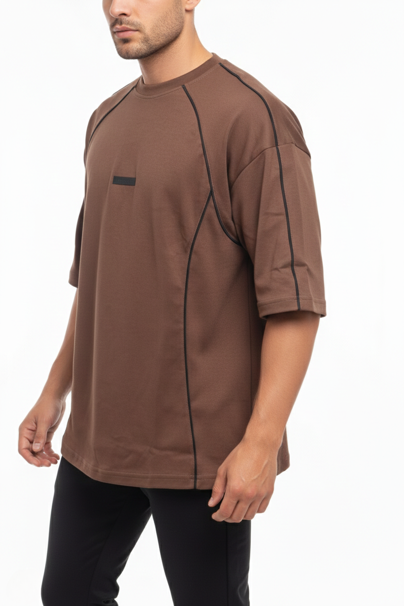 THE LINEAR PANEL OVERSIZED TEE