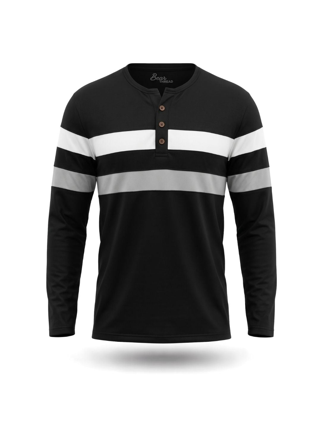 THE HERITAGE STRIPE HENLEY T-SHIRT