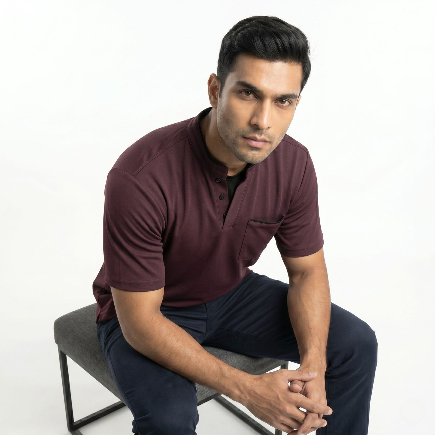MIDNIGHT MANDARIN POLO T-SHIRT