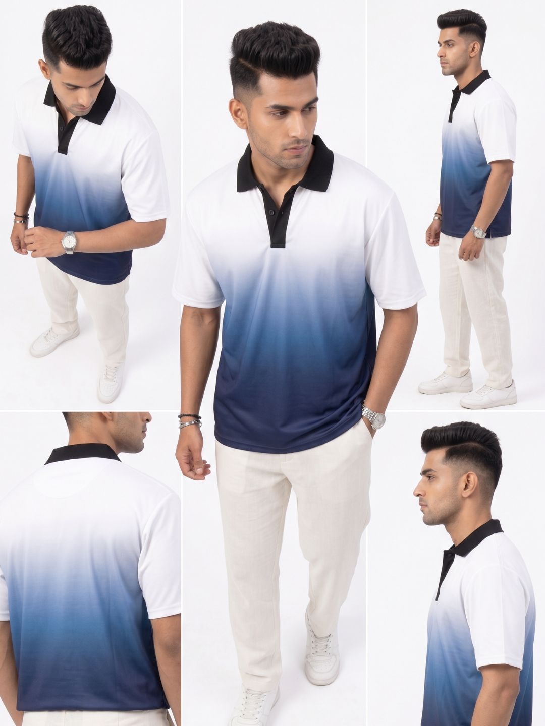 DUSK HORIZON T-SHIRT NAVY BLUE