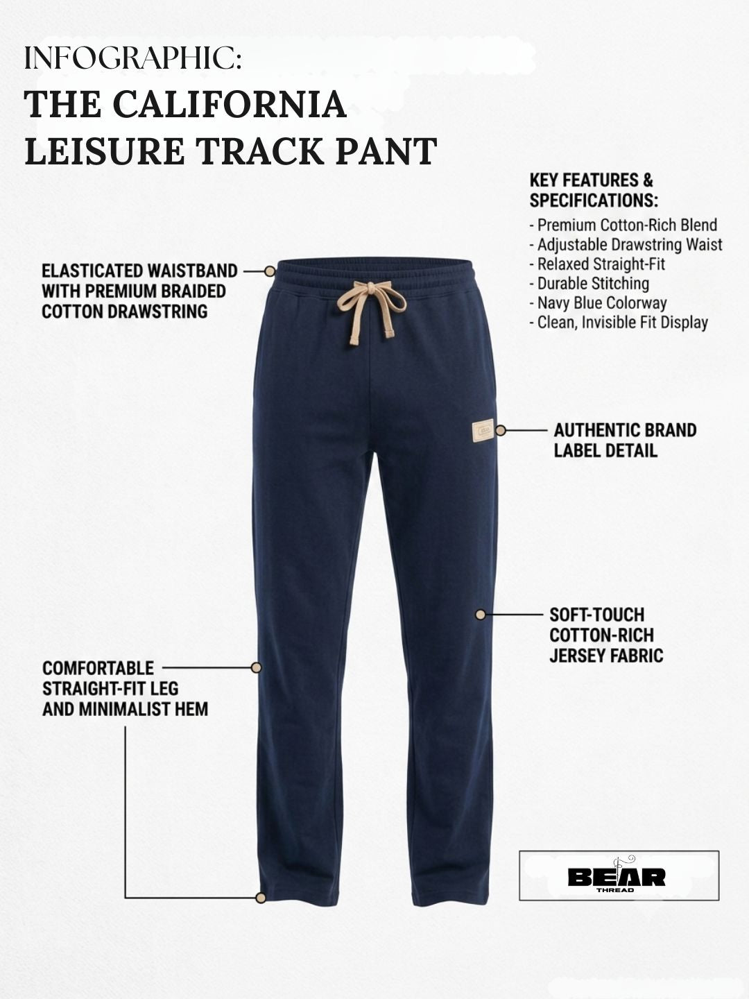 THE CALIFORNIA LEISURE TRACK PANT