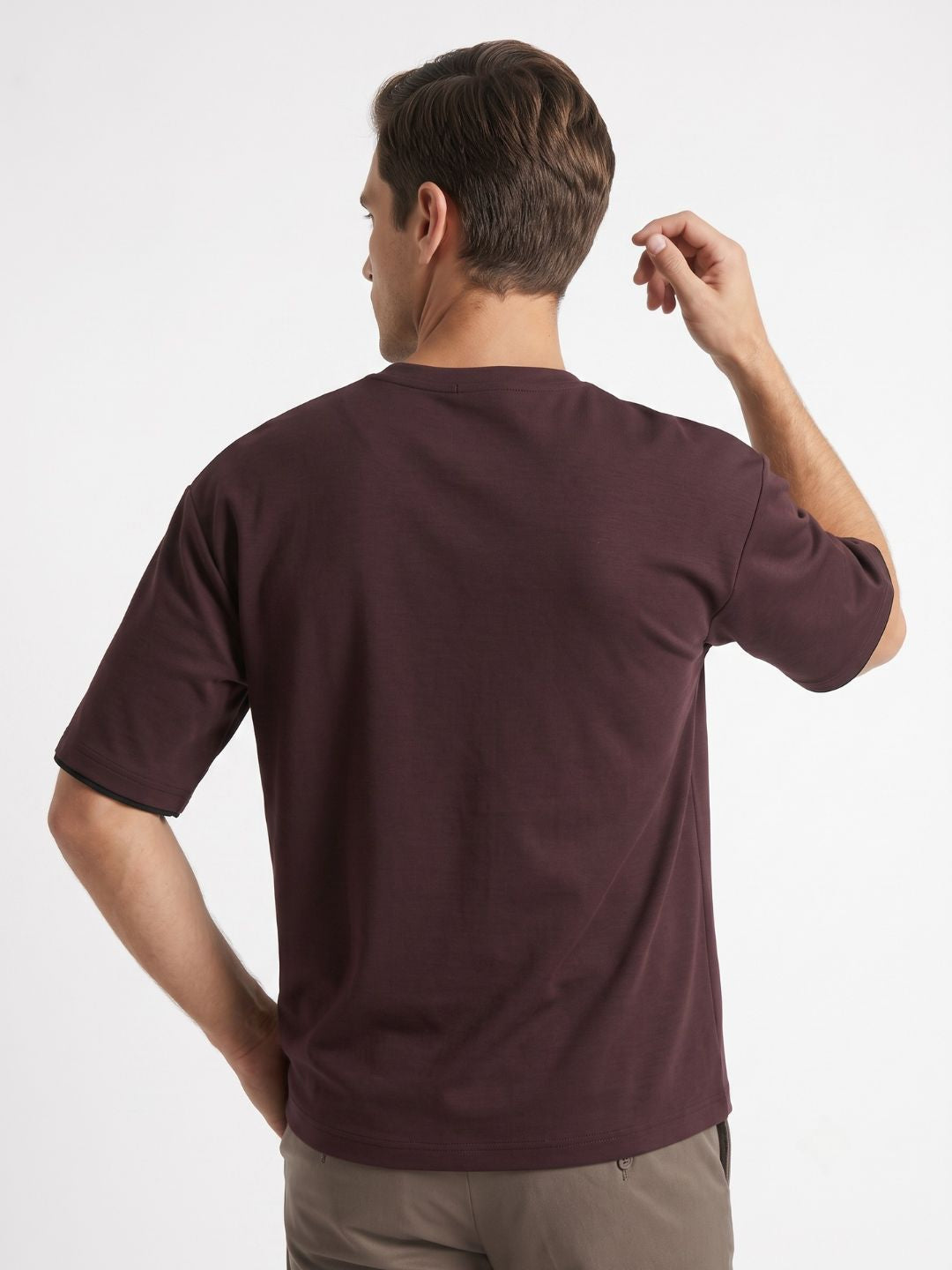 MIDNIGHT MANDARIN ROUND NECK T-SHIRT