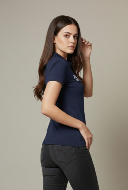 PRINTED AUTHENTIC POLO T-SHIRT