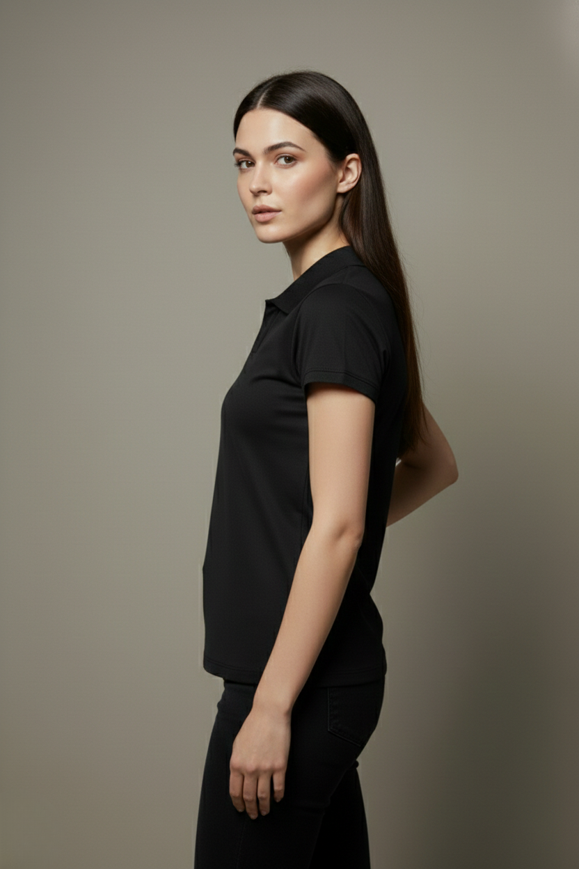 PLAIN AUTHENTIC POLO T-SHIRT