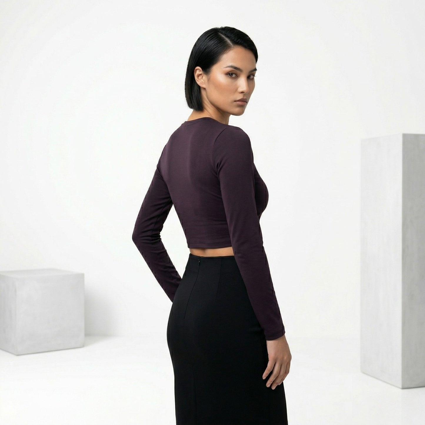 SOLISTICE CREW F/S CROP TOP