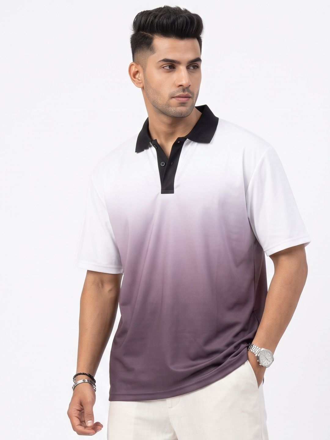 DUSK HORIZON T-SHIRT WINE