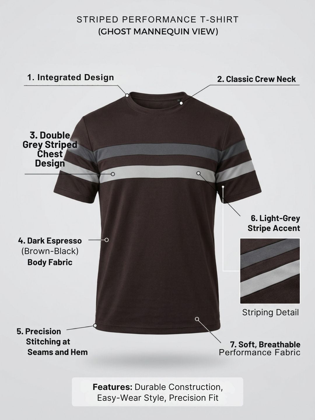 THE PARALLEL CREWNECK T-SHIRT