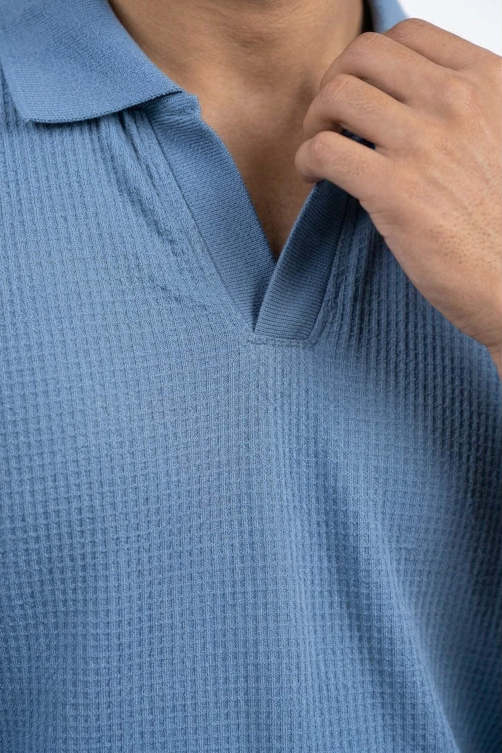 CLASSIC KNIT POLO T-SHIRT