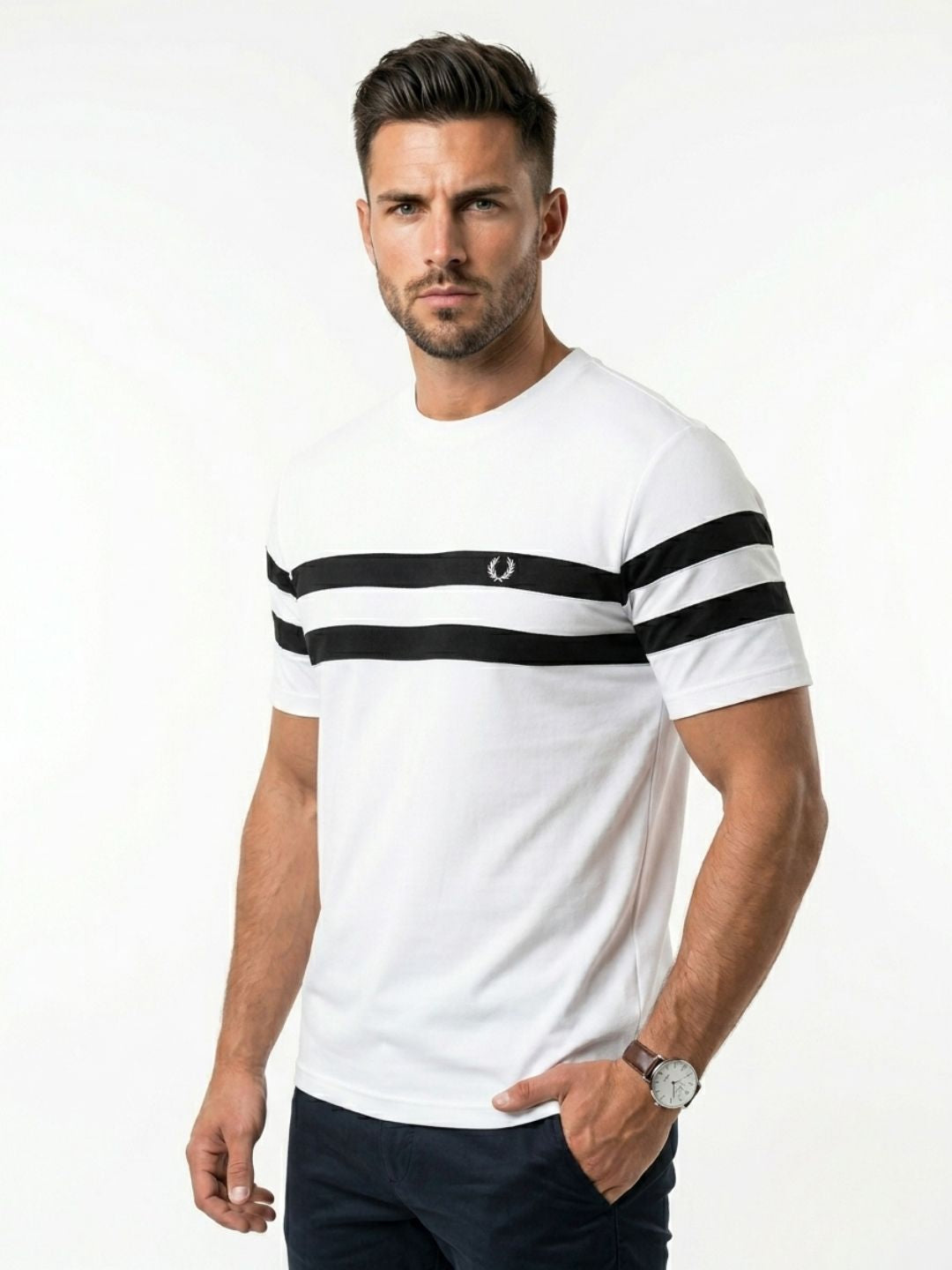 THE PARALLEL CREWNECK T-SHIRT