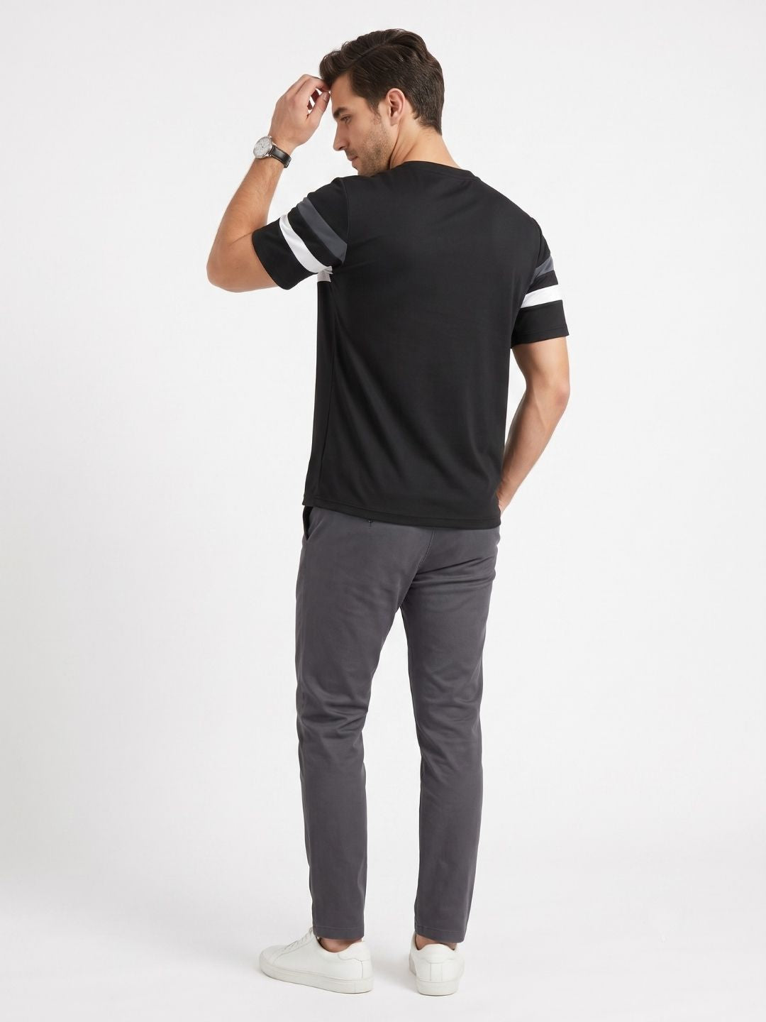 THE PARALLEL CREWNECK T-SHIRT