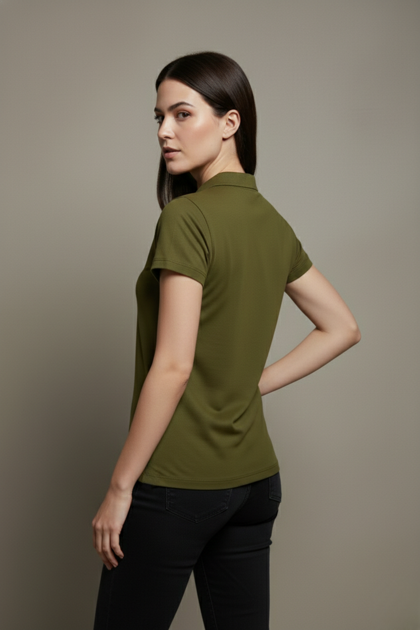 PLAIN AUTHENTIC POLO T-SHIRT