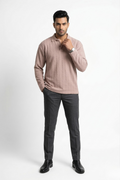 LINEAR JACQUARD POLO T SHIRT F/S