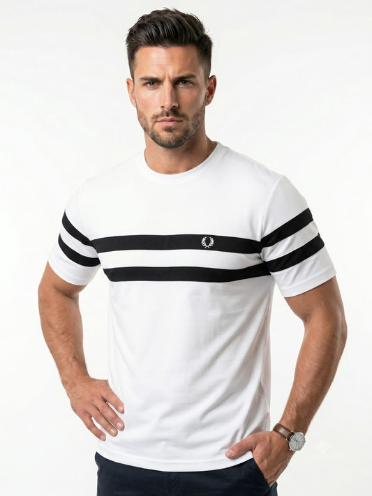 THE PARALLEL CREWNECK T-SHIRT